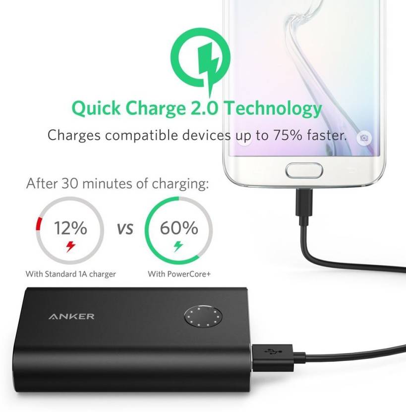 ANKER POWER BANK 10050MAH V3 BLACK